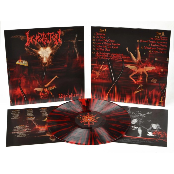 Виниловая пластинка Incantation "Blasphemy" (1LP) Red Black Splatter