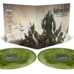 Виниловая пластинка High On Fire "Death Is This Communion" (2LP) Swamp Green and Bone White Galaxy Effect Merge