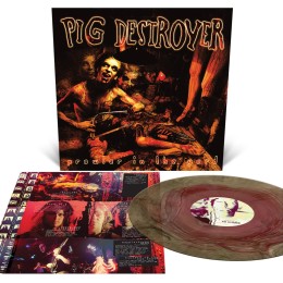 Виниловая пластинка Pig Destroyer "Prowler In The Yard (1LP) Oxblood and Black Ripple Effect