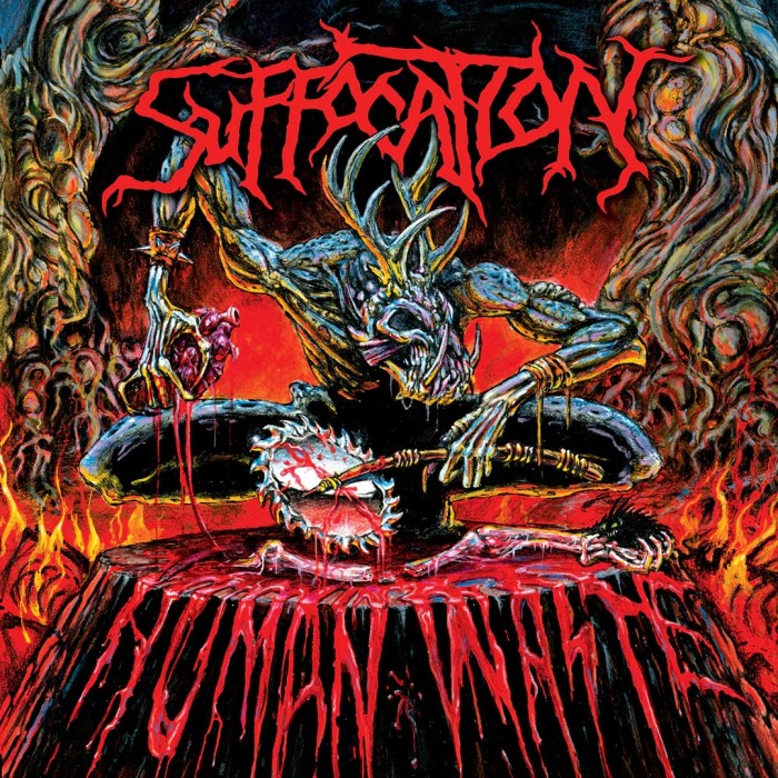 Виниловая пластинка Suffocation "Human Waste" (1LP) Tri Color Merge With Splatter