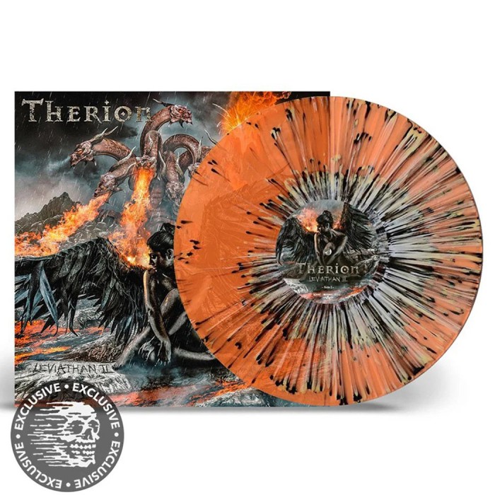 Виниловая пластинка Therion "Leviathan II" (1LP) Orange With Black White Splatter