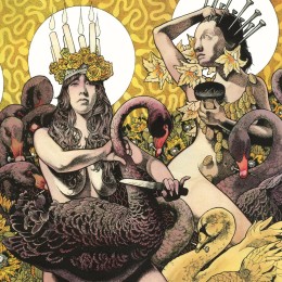 Виниловая пластинка Baroness "Yellow & Green" (2LP) Neon Yellow Green Cloudy Effect