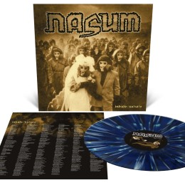 Виниловая пластинка Nasum "Inhale / Exhale" (1LP) Sea Blue with Black and Mustard Splatter