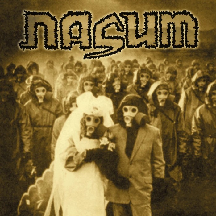 Виниловая пластинка Nasum "Inhale / Exhale" (1LP) Sea Blue with Black and Mustard Splatter