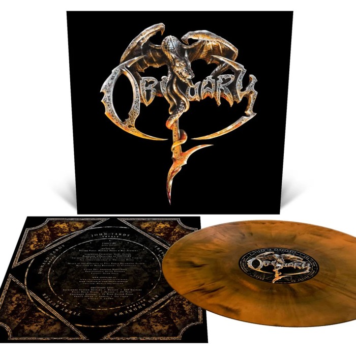 Виниловая пластинка Obituary "Obituary" (1LP) Halloween Orange and Black Galaxy Merge