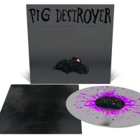 Виниловая пластинка Pig Destroyer "The Octagonal Stairway" (1LP) Metallic Silver with Neon Magenta and Neon Violet Splatter