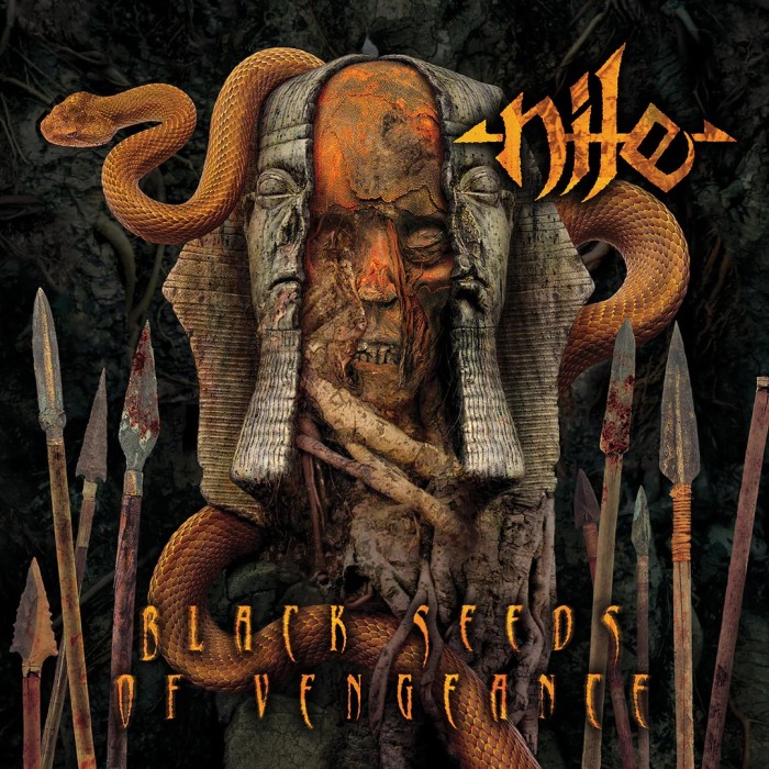 Виниловая пластинка Nile "Black Seeds Of Vengeance" (1LP) Orange Krush and Black Ice Spinner Effect with Splatter