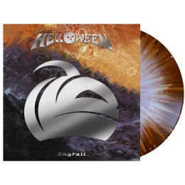 Виниловая пластинка Helloween "Skyfall" Indestructible Version (1LP) Orange White Splatter
