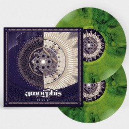 Виниловая пластинка Amorphis "Halo" (2LP) Yellow Blue Black Marbled