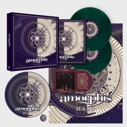 Виниловая пластинка Amorphis "Halo" (2LP, CD) Бокс-сет Green Blue Marbled