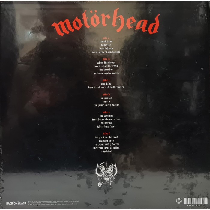 Виниловая пластинка Motorhead "Motorhead" 3LP Deluxe Box