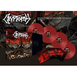 Виниловая пластинка Cryptopsy "The Best Of Us Bleed" (4LP) Red Бокс-сет