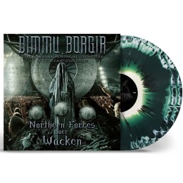 Виниловая пластинка Dimmu Borgir "Northern Forces Over Wacken" (2LP) White Green Inkspot