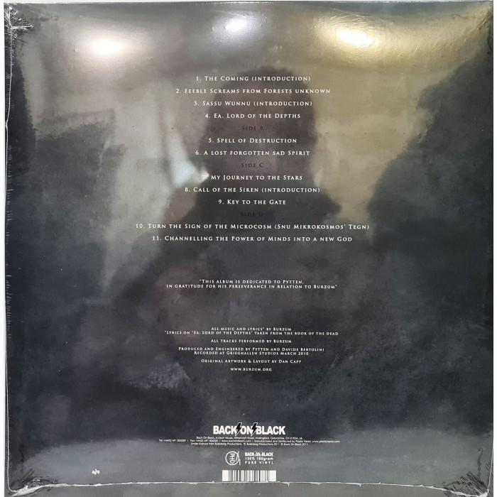 Виниловая пластинка Burzum "From The Depths Of Darkness" (2LP)