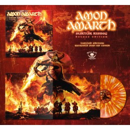 Виниловая пластинка Amon Amarth "Surtur Rising" (1LP) Pop-Up Orange White Splatters