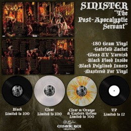 Виниловая пластинка Sinister "The Post-Apocalyptic Servant" (1LP) Clear