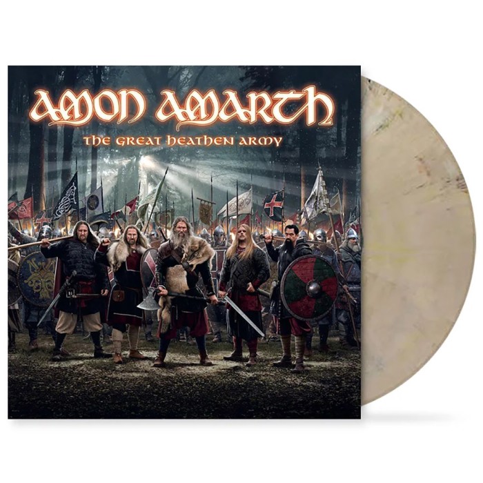 Виниловая пластинка Amon Amarth "The Great Heathen Army" (1LP) White Fur Off Marbled