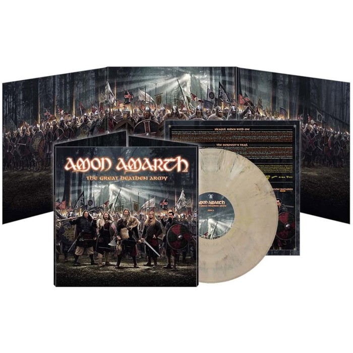 Виниловая пластинка Amon Amarth "The Great Heathen Army" (1LP) White Fur Off Marbled