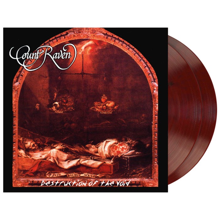 Виниловая пластинка Count Raven "Destruction Of The Void" (2LP) Orange Sienna Burnt Marbled