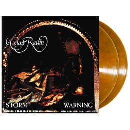 Виниловая пластинка Count Raven "Storm Warning" (2LP) Clear Rusty Brown Marbled