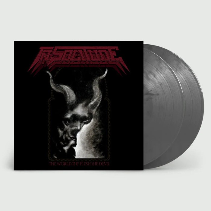 Виниловая пластинка In Solitude "The World. The Flesh. The Devil" (2LP) Silver Black Marbled