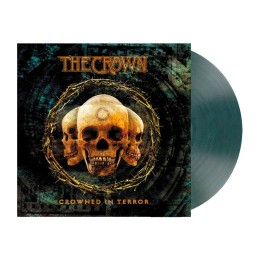Виниловая пластинка The Crown "Crowned In Terror" (1LP) Teal Clear Marbled