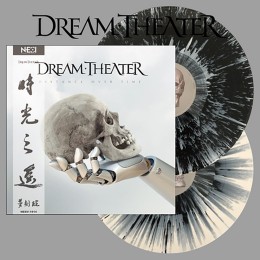 Виниловая пластинка Dream Theater "Distance Over Time" (2LP) Black White Splatter