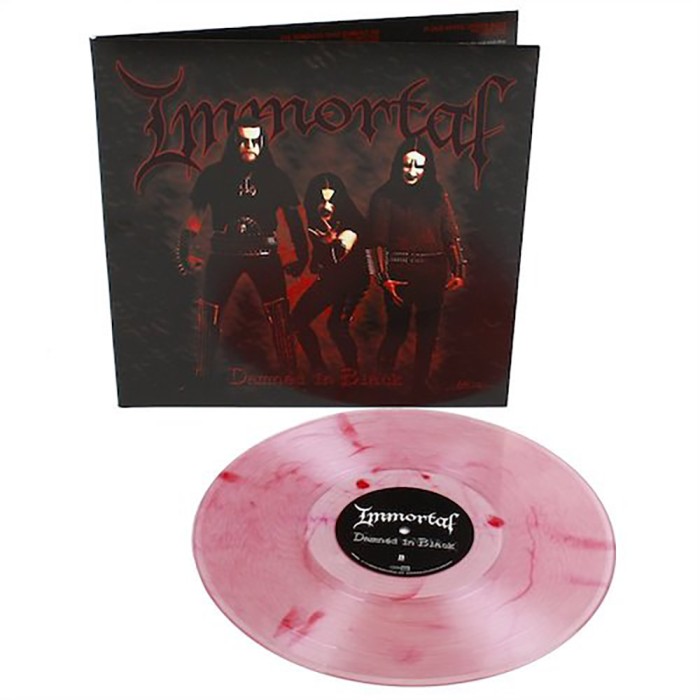 Виниловая пластинка Immortal "Damned In Black" (1LP) Clear with Red Marble