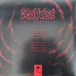 Виниловая пластинка Convulse "Evil Prevails" (1LP) Red