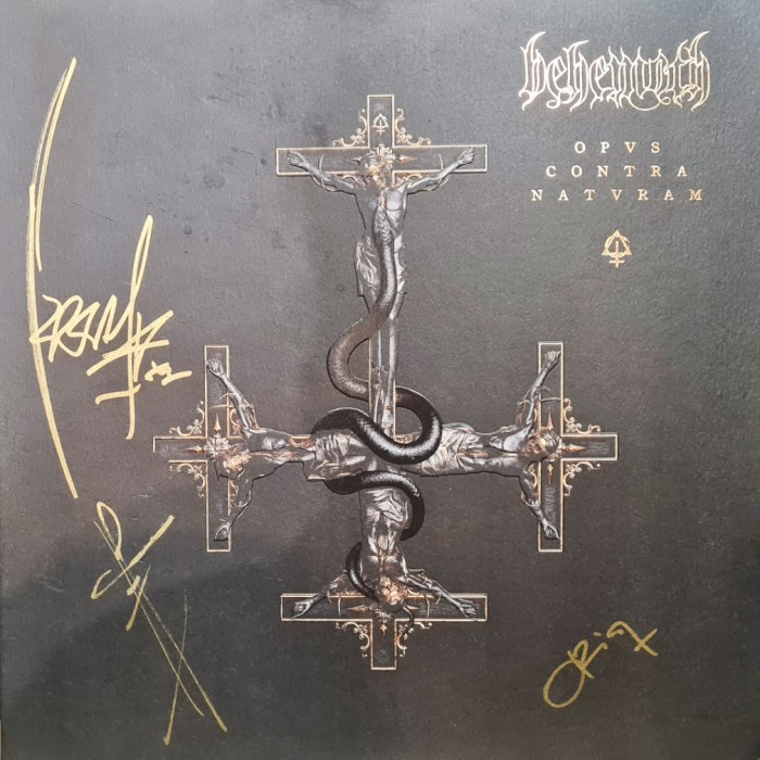 Виниловая пластинка Behemoth "Opvs Contra Natvram" (1LP) с автографами