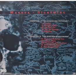 Виниловая пластинка Marduk "Nightwing" (1LP) Clear Green Marble