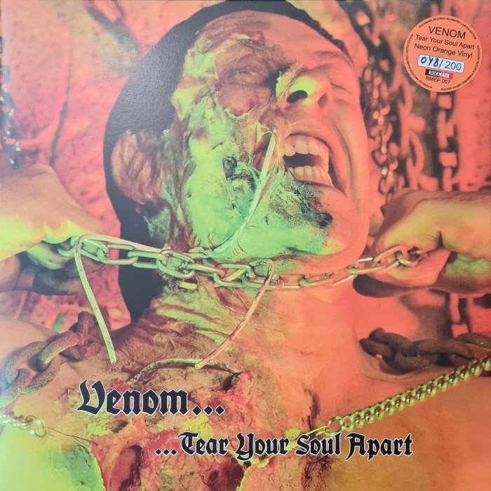 Виниловая пластинка Venom "... Tear Your Soul Apart" (1LP) Neon Orange