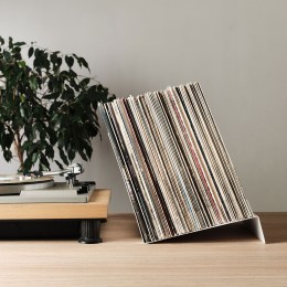 Подставка для виниловых пластинок Vinyl Thin Stand белая матовая