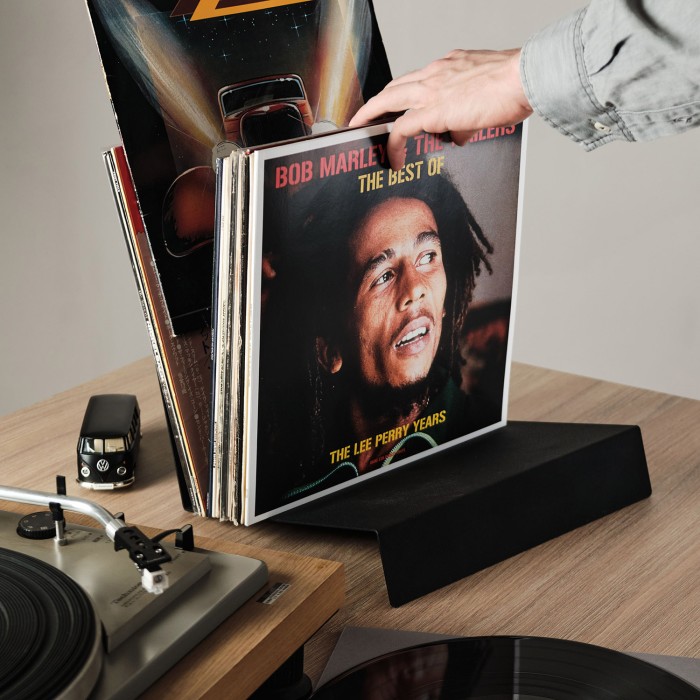 Подставка для виниловых пластинок Vinyl Thin Stand черная матовая