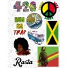 Набор виниловых наклеек №56 "Ямайка"