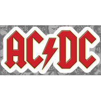 Виниловая наклейка "AC/DC"