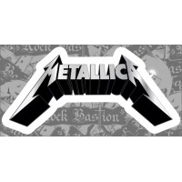 Виниловая наклейка "Metallica"