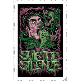 Виниловая наклейка "Suicide Silence"