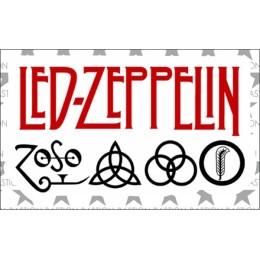 Виниловая наклейка "Led Zeppelin"
