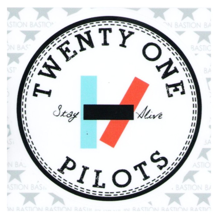 Виниловая наклейка "Twenty One Pilots"