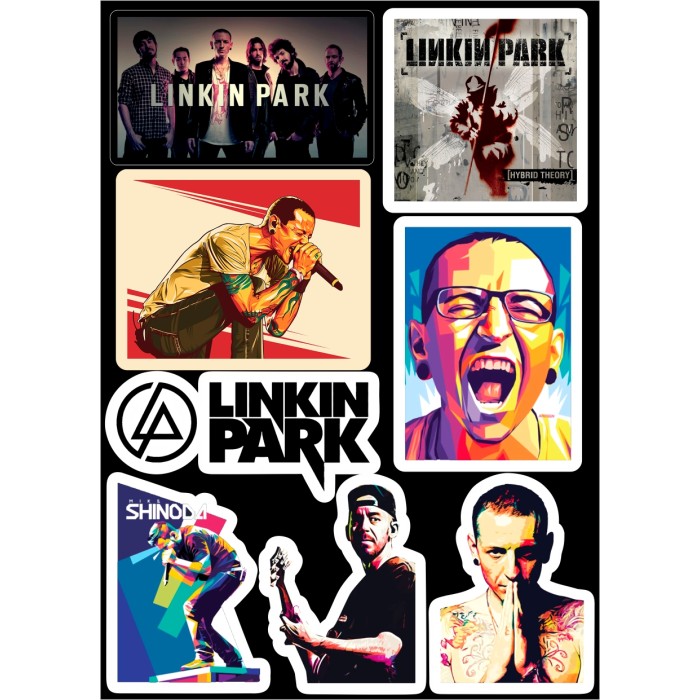 Набор виниловых наклеек Linkin Park M32