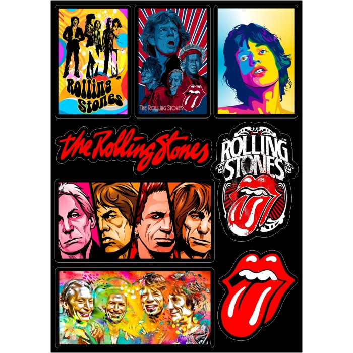 Набор виниловых наклеек The Rolling Stones M37