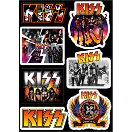 Набор виниловых наклеек Kiss M44