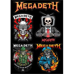 Набор виниловых наклеек Megadeth M50 