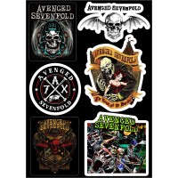 Набор виниловых наклеек Avenged Sevenfold M52 