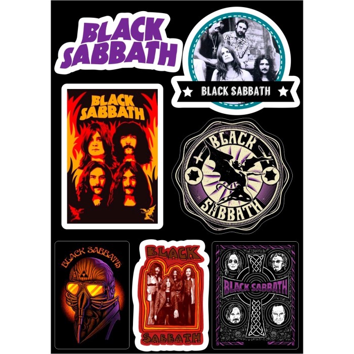 Набор виниловых наклеек Black Sabbath M55