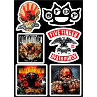 Набор виниловых наклеек Five Finger Death Punch M62
