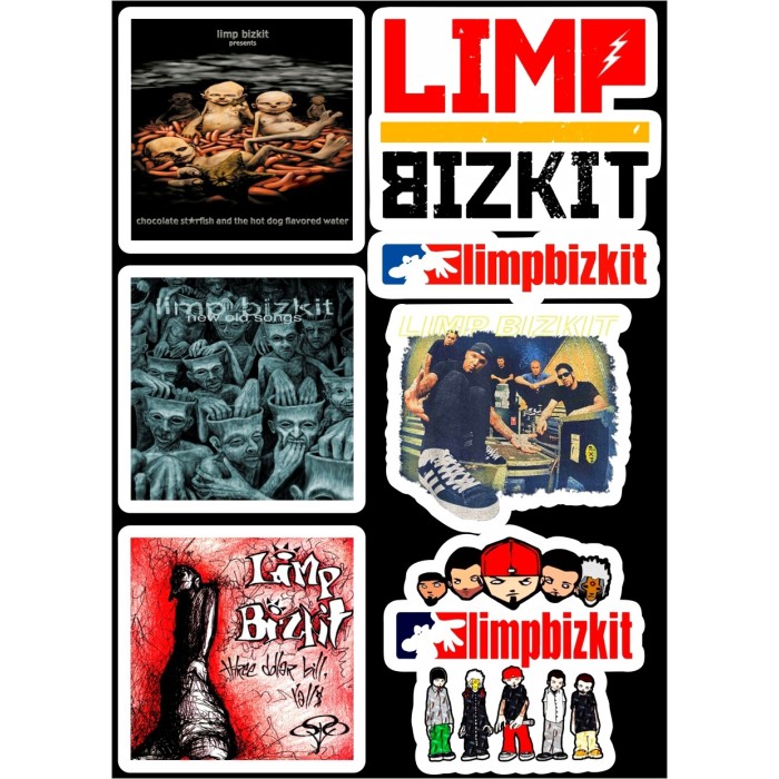 Набор виниловых наклеек Limp Bizkit M70