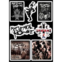 Набор виниловых наклеек My Chemical Romance M72