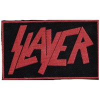 Нашивка Slayer красная